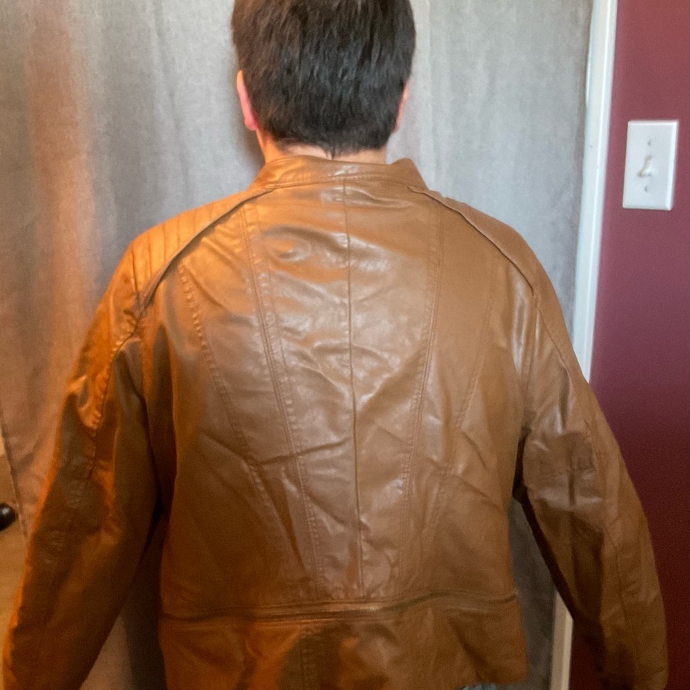 Brown vegan jacket
